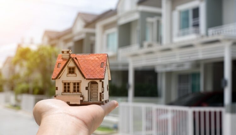 Buying new house concept